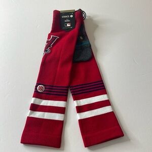Stance MLB Baseball Diamond Pro Los Angeles Angels OTC Socks Large
